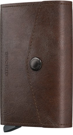 ENVELOPPE WALLET VINTAGE SECRID CHOCOLAT
