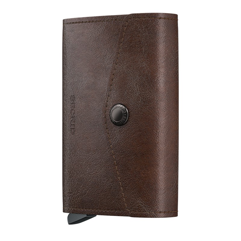 ENVELOPPE WALLET VINTAGE SECRID CHOCOLAT