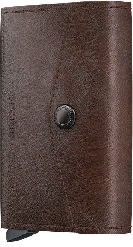 ENVELOPPE WALLET VINTAGE SECRID CHOCOLAT