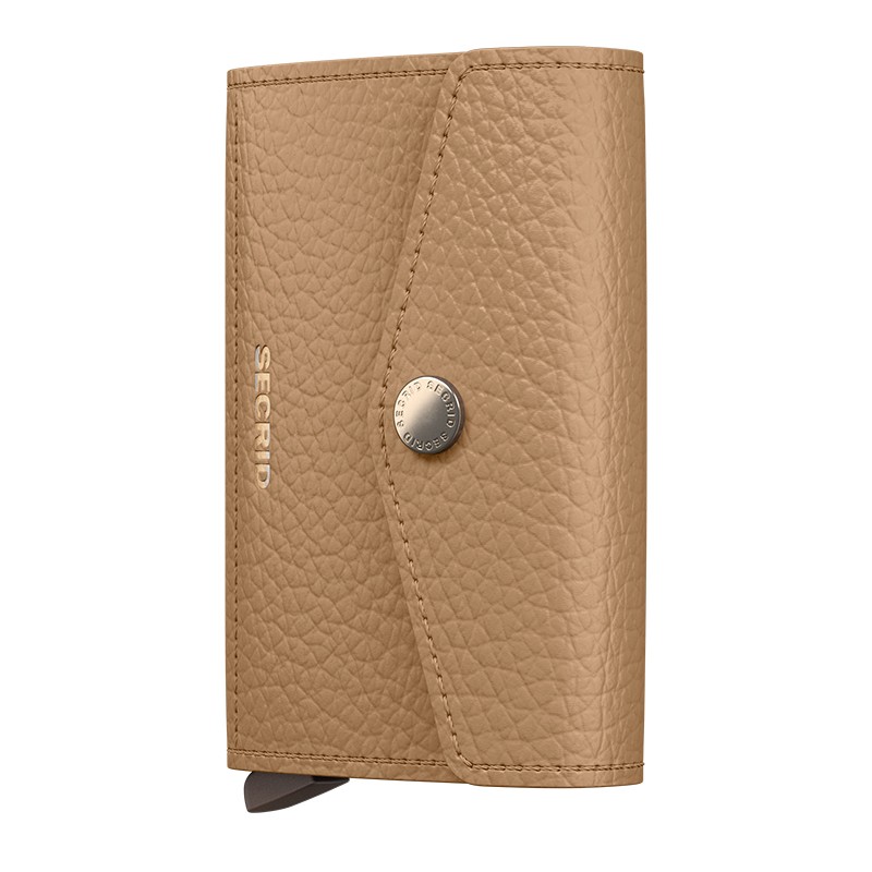 ENVELOPPE WALLET PEBBLE SECRID CAPPUCCINO
