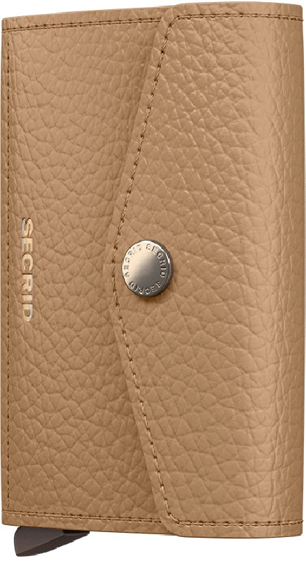 ENVELOPPE WALLET PEBBLE SECRID CAPPUCCINO