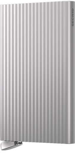 PREMIUM PORTE CARTES CARDPROTECTOR+ FLUTED SILVER SECRID