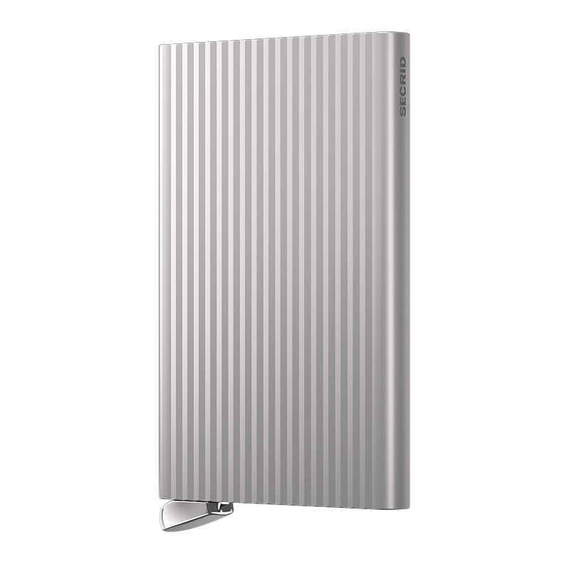 PREMIUM PORTE CARTES CARDPROTECTOR+ FLUTED SILVER SECRID