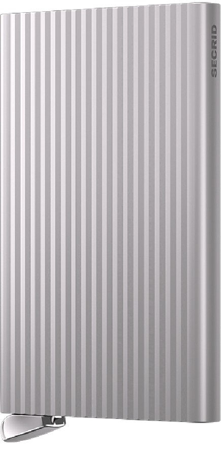 PREMIUM PORTE CARTES CARDPROTECTOR+ FLUTED SILVER SECRID