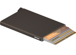 PORTE CARTES CARDPROTECTOR POWDER BROWN SECRID