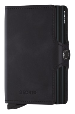 PORTE CARTES TWINWALLET VINTAGE NOIR SECRID