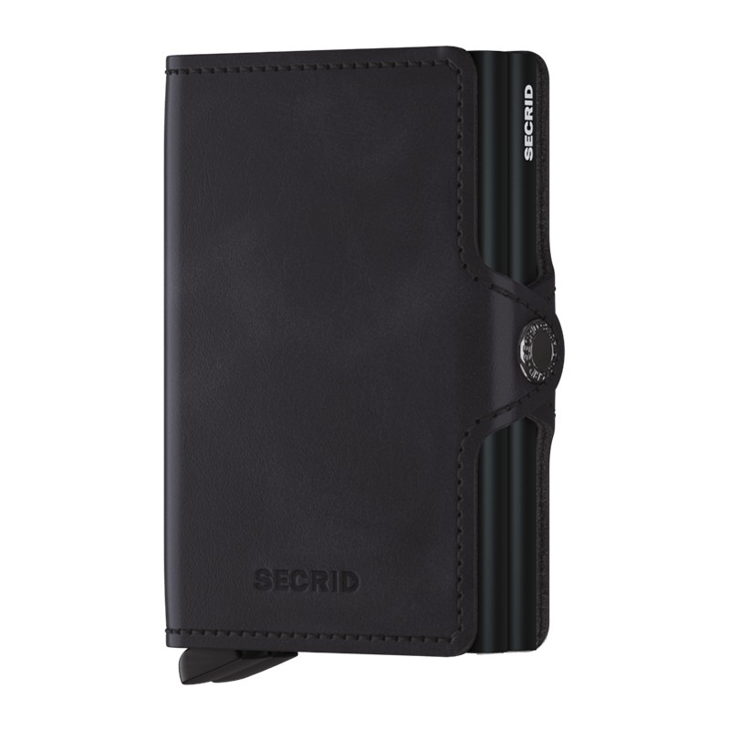 PORTE CARTES TWINWALLET VINTAGE NOIR SECRID