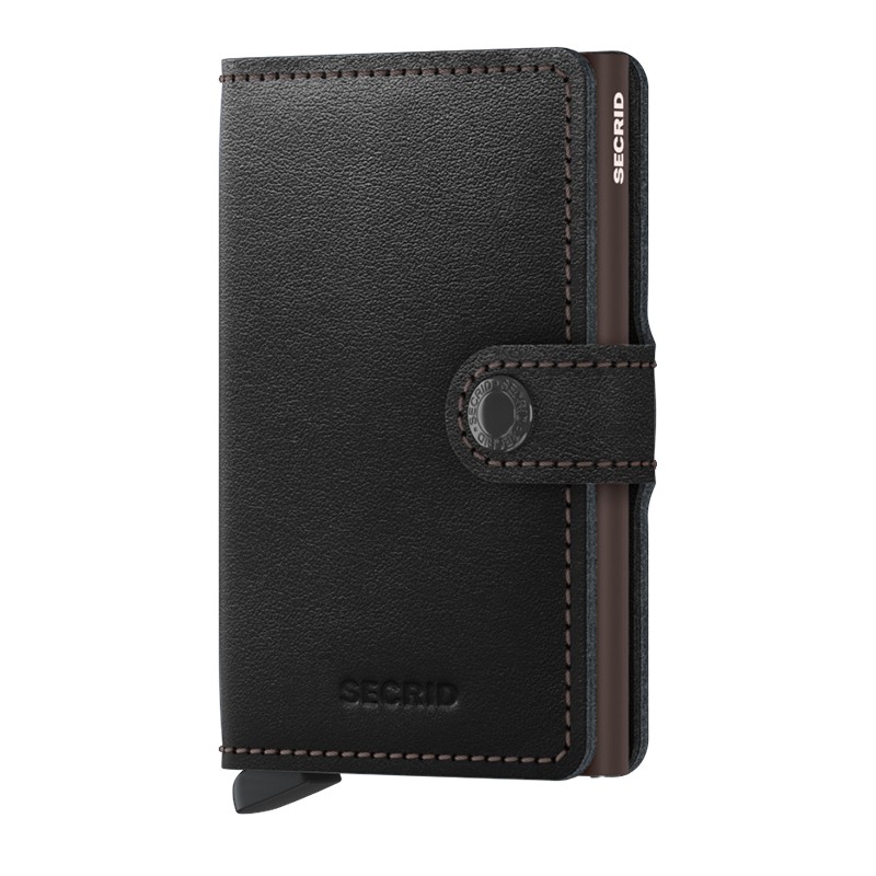 PORTE CARTES MINIWALLET ORIGINAL BLACK/BROWN SECRID