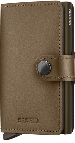 PORTE CARTES MINIWALLET MATTE SATIN BRONZE SECRID