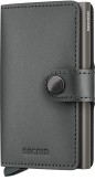 PORTE CARTES MINIWALLET MATTE SATIN STEEL SECRID