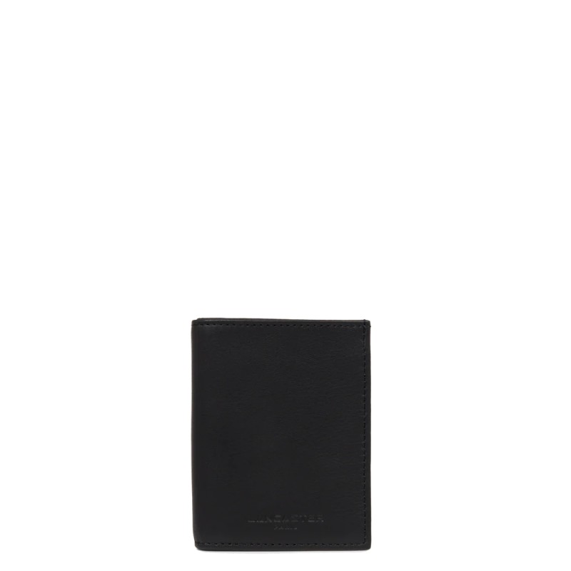 PETIT PORTEFEUILLE SOFT VINTAGE HOMME NOIR LANCASTER