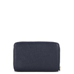 PORTEFEUILLE ZIPPÉ DUNE BLEU FONCÉ LANCASTER