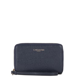 PORTEFEUILLE ZIPPÉ DUNE BLEU FONCÉ LANCASTER