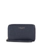 PORTEFEUILLE ZIPPÉ DUNE BLEU FONCÉ LANCASTER