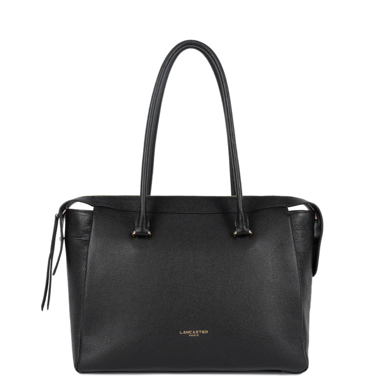 SAC CABAS ÉPAULE DUNE NOIR LANCASTER