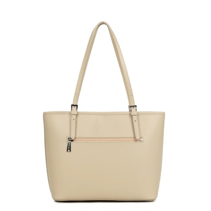 SAC SHOPPING SMOOTH BEIGE LANCASTER