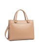 SAC À MAIN FOULONNÉ DOUBLE DAILY NATUREL IN BEIGE LANCASTER SAC À MAIN FOULONNÉ DOUBLE DAILY NATUREL IN BEIGE LANCASTER