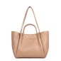 TRÉS GRAND SAC CABAS ÉPAULE FOULONNÉ DOUBLE LOUISA NATUREL IN BEIGE LANCASTER TRÉS GRAND SAC CABAS ÉPAULE FOULONNÉ DOUBLE LOUISA NATUREL IN BEIGE LANCASTER