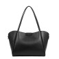 TRÉS GRAND SAC CABAS ÉPAULE IDA DOUBLE NOIR IN NUDE LANCASTER TRÉS GRAND SAC CABAS ÉPAULE IDA DOUBLE NOIR IN NUDE LANCASTER