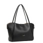 TRÉS GRAND SAC CABAS ÉPAULE IDA DOUBLE NOIR IN NUDE LANCASTER TRÉS GRAND SAC CABAS ÉPAULE IDA DOUBLE NOIR IN NUDE LANCASTER
