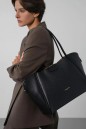 TRÉS GRAND SAC CABAS ÉPAULE IDA DOUBLE NOIR IN NUDE LANCASTER TRÉS GRAND SAC CABAS ÉPAULE IDA DOUBLE NOIR IN NUDE LANCASTER