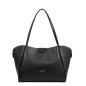 TRÉS GRAND SAC CABAS ÉPAULE IDA DOUBLE NOIR IN NUDE LANCASTER TRÉS GRAND SAC CABAS ÉPAULE IDA DOUBLE NOIR IN NUDE LANCASTER