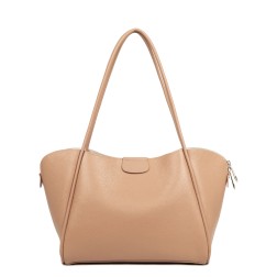 TRÉS GRAND SAC CABAS ÉPAULE IDA DOUBLE NATUREL IN BEIGE LANCASTER