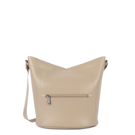 SAC SEAU MAYA DOUBLE KBA BEIGE FONCÉ LANCASTER