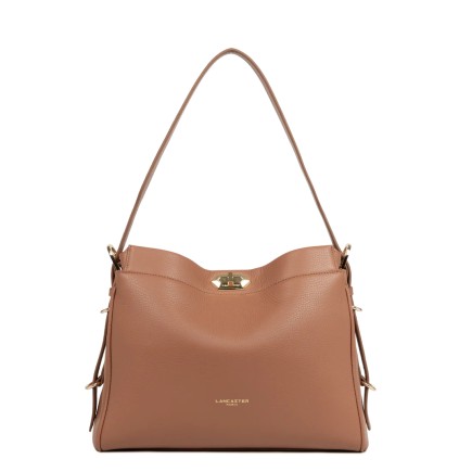 GRAND SAC HOBO MADEMOISELLE ROMY CAMEL LANCASTER