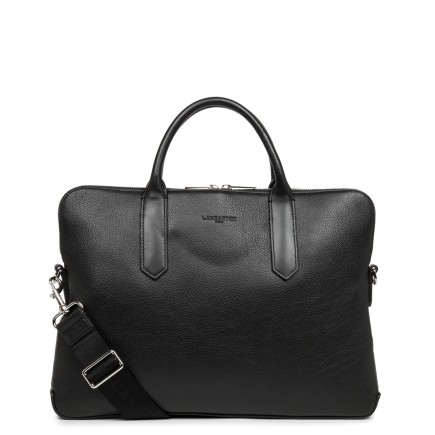 PORTE-DOCUMENTS MILANO GENTLEMEN NOIR LANCASTER
