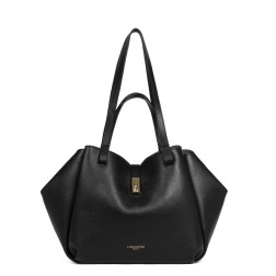 GRAND SAC CABAS ÉPAULE MILANO HORIZON NOIR LANCASTER