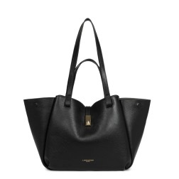 GRAND SAC CABAS ÉPAULE MILANO HORIZON NOIR LANCASTER