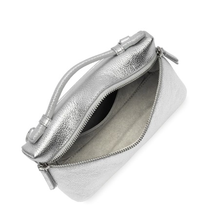 PETIT SAC BOITE MILANO TRÉSOR ARGENT LANCASTER