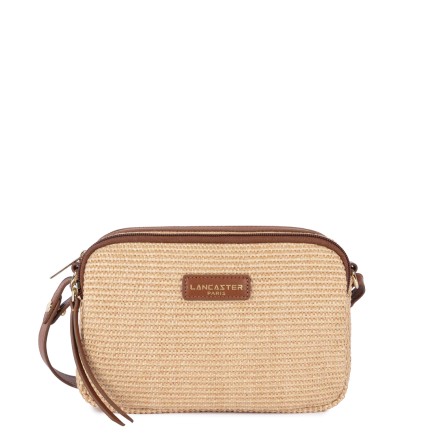 SAC TROTTEUR MINI OSIER COGNAC LANCASTER