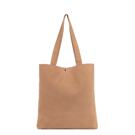 SAC CABAS ÉPAULE SUÉDINE KBA MOKA LANCASTER