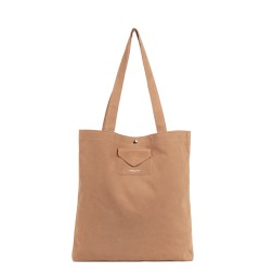 SAC CABAS ÉPAULE SUÉDINE KBA MOKA LANCASTER