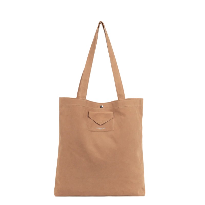 SAC CABAS ÉPAULE SUÉDINE KBA MOKA LANCASTER
