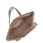 GRAND SAC CABAS ÉPAULE SUÉDINE KBA BEIGE FONCÉ LANCASTER