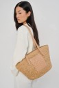 SAC CABAS ÉPAULE LE PANIER NATUREL LANCASTER