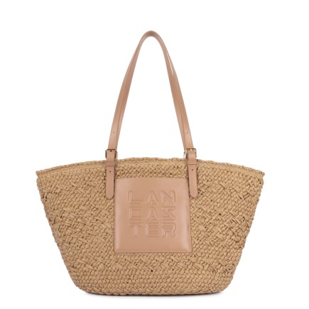 GRAND SAC CABAS ÉPAULE LE PANIER NATUREL LANCASTER
