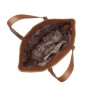 GRAND SAC CABAS ÉPAULE LE PANIER COGNAC LANCASTER