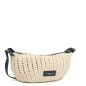 PETIT SAC BESACE TRESSÉ COTON BLEU LANCASTER PETIT SAC BESACE TRESSÉ COTON BLEU LANCASTER