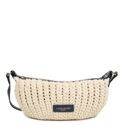 PETIT SAC BESACE TRESSÉ COTON BLEU LANCASTER