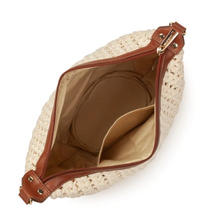 SAC BESACE TRESSÉ COTON CAMEL LANCASTER