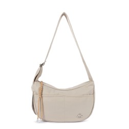 SAC BESACE BASIC LOVE BEIGE FUMÉ LANCASTER