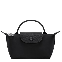 LONGCHAMP LE PLIAGE ONE TROUSSE COSMÉTIQUE AVEC POIGNÉE NOIR