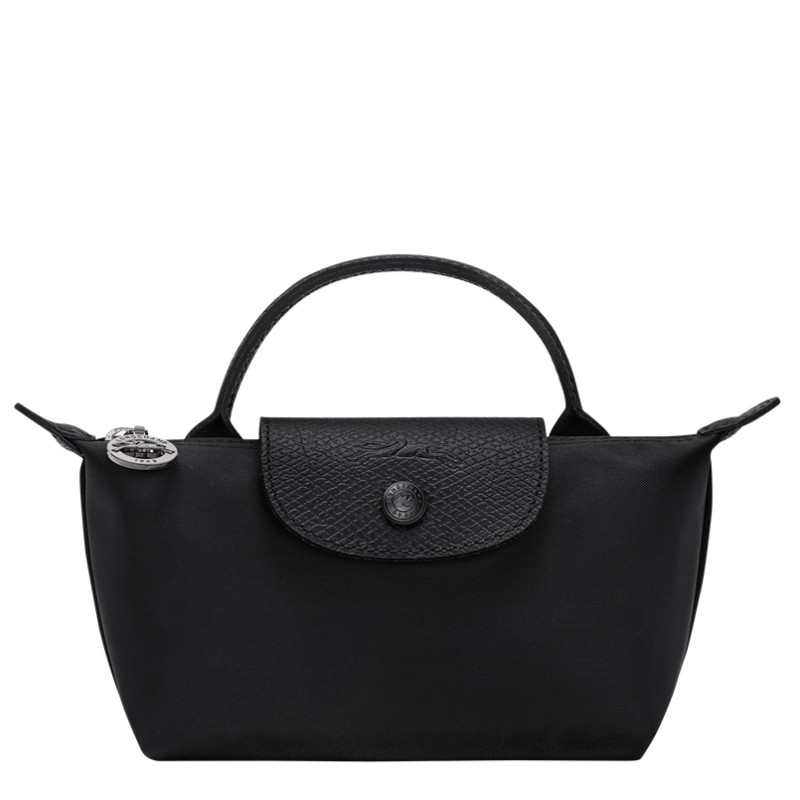 LONGCHAMP LE PLIAGE ONE TROUSSE COSMÉTIQUE AVEC POIGNÉE NOIR