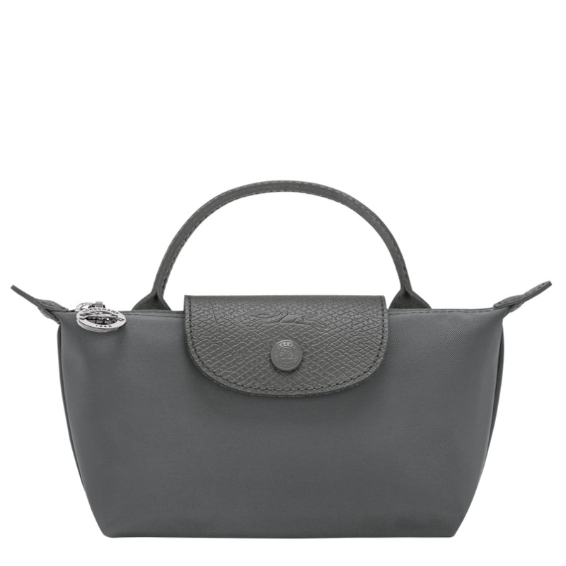 LONGCHAMP LE PLIAGE ONE TROUSSE COSMÉTIQUE AVEC POIGNÉE ANTHRACITE