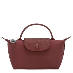 LONGCHAMP LE PLIAGE ONE TROUSSE COSMÉTIQUE AVEC POIGNÉE BORDEAUX