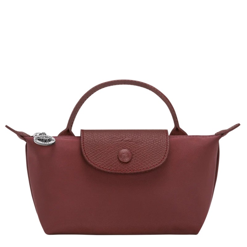 LONGCHAMP LE PLIAGE ONE TROUSSE COSMÉTIQUE AVEC POIGNÉE BORDEAUX